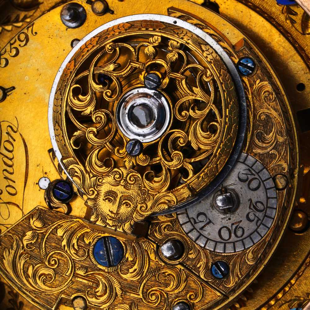 George Graham, London/Louis Comtesse, London - Open-Faced Verge Pocket Watch