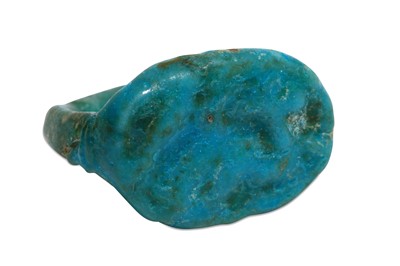 Lot 15 - AN EGYPTIAN GLAZED COMPOSITION RING Circa 1st...