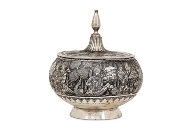 Lot 241 - A mid-20th century Iranian (Persian) silver...
