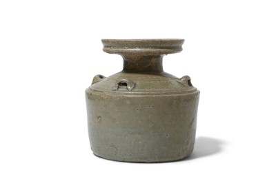 Lot 197 - A SMALL CHINESE JUNYAO JAR. Tang Dynasty or...