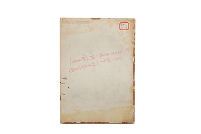 Lot 309 - AN ALBUM OF NINE CHINESE PAINTING LEAVES. Qing...