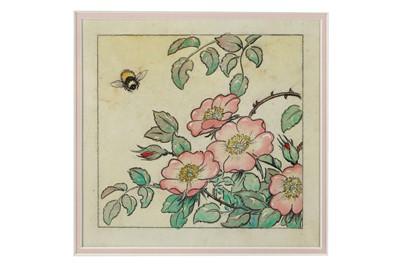 Lot 147 - Soper (Eileen) Flowers with Bumblebee,...