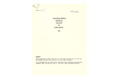 Lot 340 - Einstein (Albert) Copy of typewritten script...