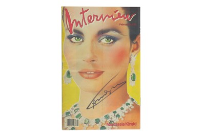 Lot 30 - Warhol (Andy) Issue of 'Interview' magazine...