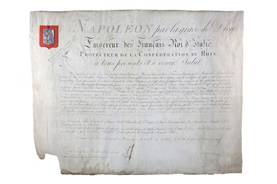 Lot 250 - Bonaparte (Napoleon) Partially printed...