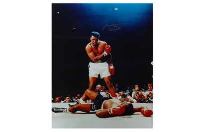 Lot 413 - Ali (Muhammad) Colour photograph of Muhammad...
