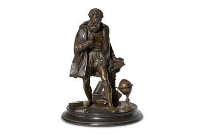 Lot 1005 - A mid to late 19th Century bronze depicting...