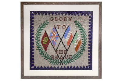 Lot 1002 - Glory To The Brave - a 20th Century framed...