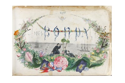 Lot 173 - Carnet de Voyage.- A manuscript naval...
