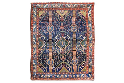 Lot 34 - AN UNUSUAL FINE KURDISH RUG approx: 5ft.11in....