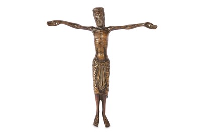 Lot 18 - A ROMANESQUE STYLE BRONZE CORPUS CHRISTI, PROBABLY 19TH CENTURY