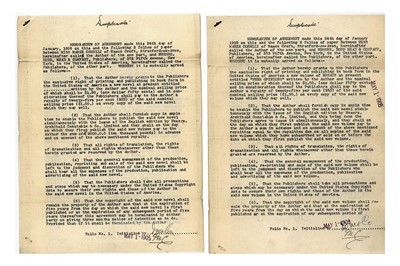 Lot 175 - Corelli (Marie) Two typed Memoranda of...