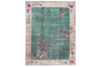 Lot 9 - A CHINESE CARPET approx: 13ft.8in. x 10ft.11in....