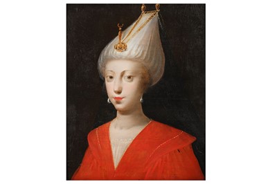 Lot 83 - FOLLOWER OF CRISTOFANO DELL'ALTISSIMO Portrait...