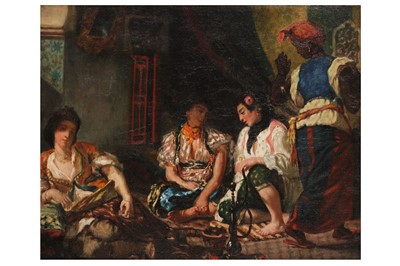 Lot 15 - AFTER EUGENE DELACROIX (LATE 19TH CENTURY) Les...