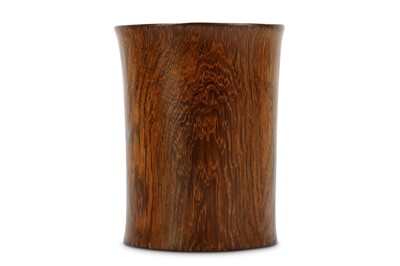 Lot 262 - A CHINESE JICHIMU BRUSH POT, BITONG. With a...