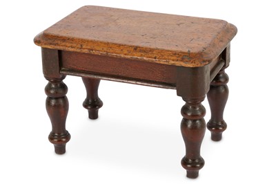 Lot 995 - A Victorian mahogany apprentice piece dining...