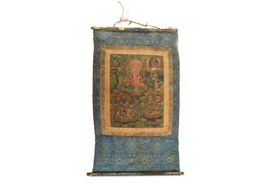 Lot 133 - A TIBETAN THANGKA. Tibet, 19th Century....