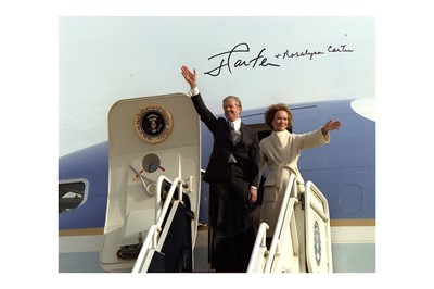 Lot 253 - Carter (Jimmy) & Rosalyn Colour photograph of...