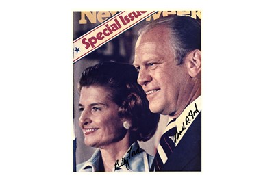 Lot 270 - Ford (Gerald) & Betty Colour glossy photograph...