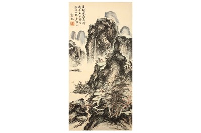 Lot 285 - HUANG BINHONG (follower of, 1865 – 1955). LANDSCAPE.