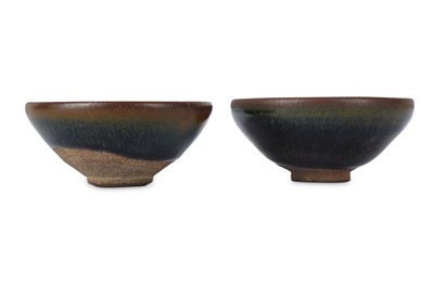 Lot 183 - TWO CHINESE HARE'S FUR BOWLS. Song Dynasty....