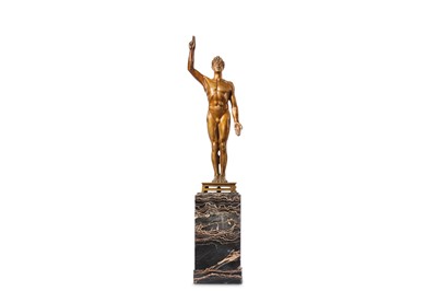 Lot 62 - PIERRE DE SOETE (BELGIUM, 1885-1948): A BRONZE...
