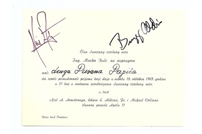 Lot 361 - Apollo 11.- Neil Armstrong & Buzz Aldrin...