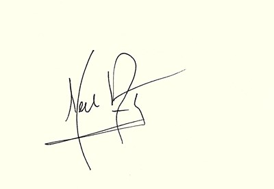 Lot 358 - Apollo 11.- Neil Armstrong Black ink signature...
