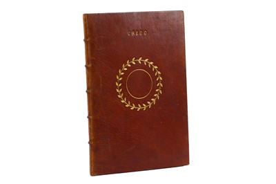 Lot 190 - Doves Press.- Cobden-Sanderson (T.J.) Credo,...