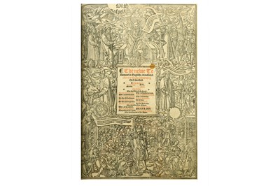 Lot 95 - Bible.- English The Byble in Englyshe of the...