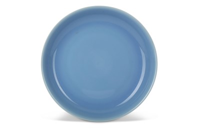 Lot 520 - A CHINESE CLAIR-DE-LUNE DISH. Republic period....