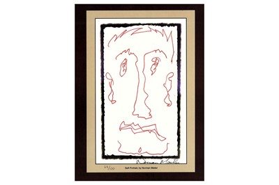 Lot 21 - Mailer (Norman) Self Portrait, colour...