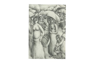 Lot 22 - MAURICE SUMRAY (1920-2004) Les Parepluies...