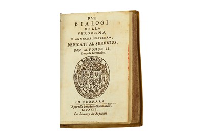 Lot 75 - Pocaterra (Annibale) Due Dialogi della...