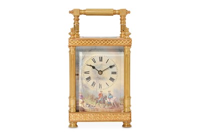 Lot 87 - A LATE 19TH CENTURY FRENCH GILT BRASS AND...