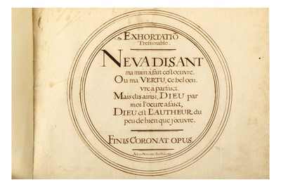 Lot 21 - Calligraphy notebook.- Sambix (Felix van)...
