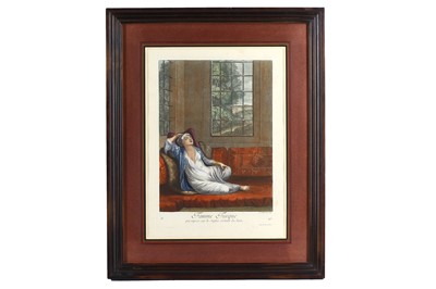 Lot 92 - TEN TINTED ENGRAVINGS ON THE COSTUMES AND...