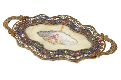 Lot 1038 - An early 20th Century gilt metal and cloisonne...