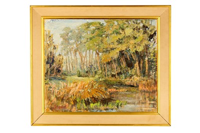 Lot 244 - WENDY MONCK Lake at Oakley Signed lower left,...