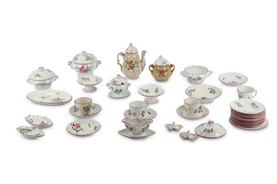 Lot 781 - A children's tea set presented in its original...