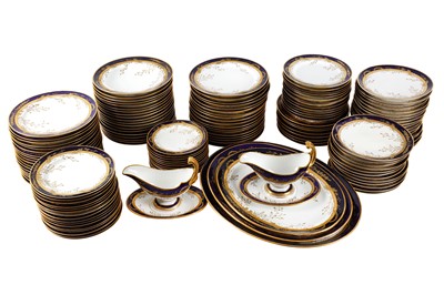 Lot 43 - An extensive Bohemian porcelain dinner service,...