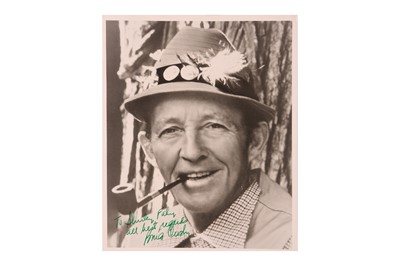 Lot 107 - Crosby (Bing) Black and white, head and...