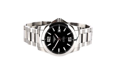 Lot 651 - LONGINES. A MENS AUTOMATIC STAINLESS STEEL...