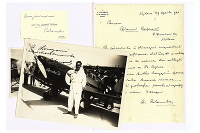Lot 406 - Italian Aviation.- A collection of photographs...