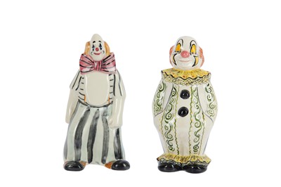 Lot 30 - Two 20th Century studio pottery clowns, one...