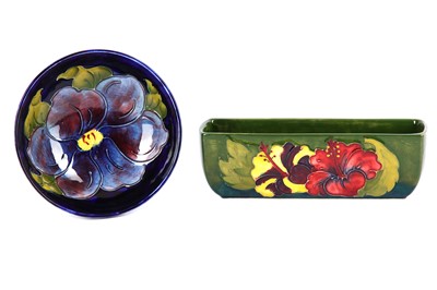 Lot 24 - Moorcroft Pottery - A small circular footed...