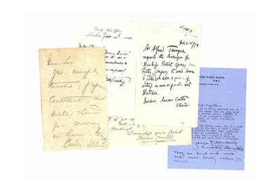 Lot 53 - Autograph Collection.- Authors & Journalists A...