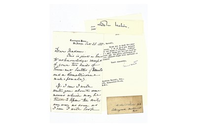 Lot 46 - Autograph Collection.- Academics & Scientists...