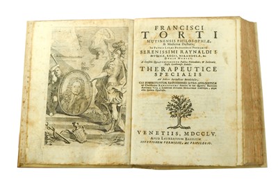 Lot 64 - Medicine.- Torti (Francesco) Therapeutice...